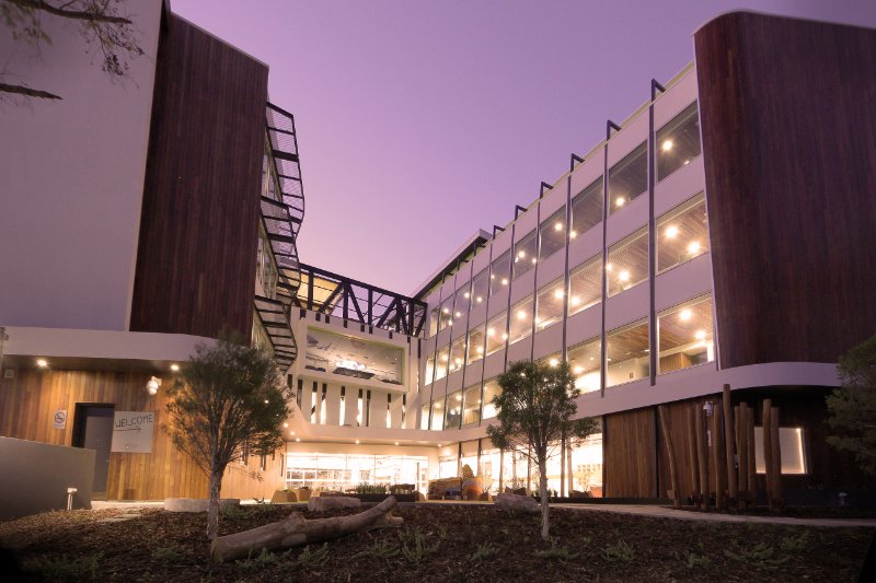 Photo of the Nedlands House at sunset