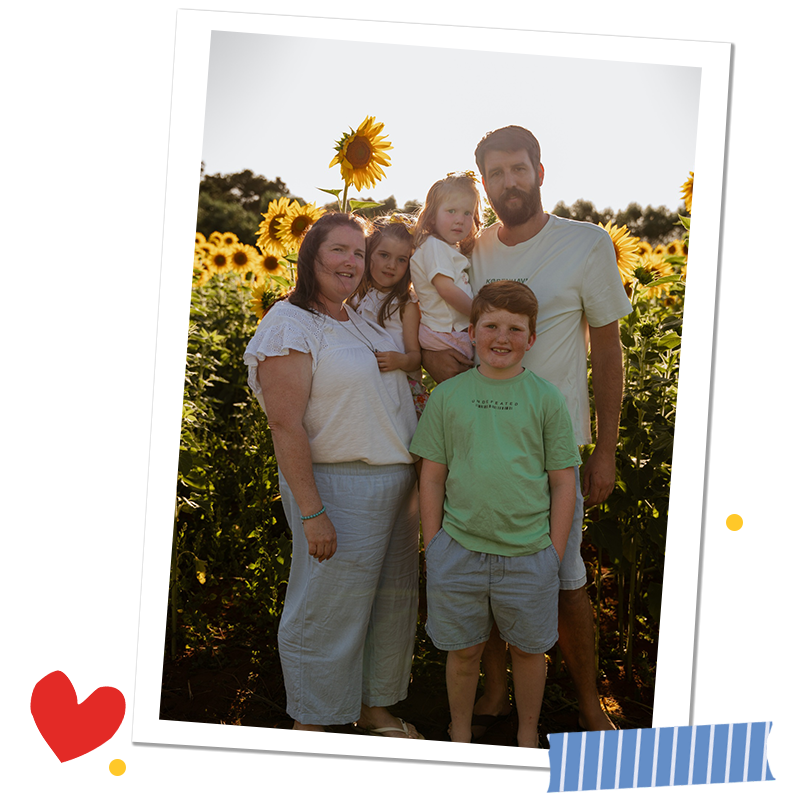 Sarah, Andrew, Chayse, Heidi and Florence