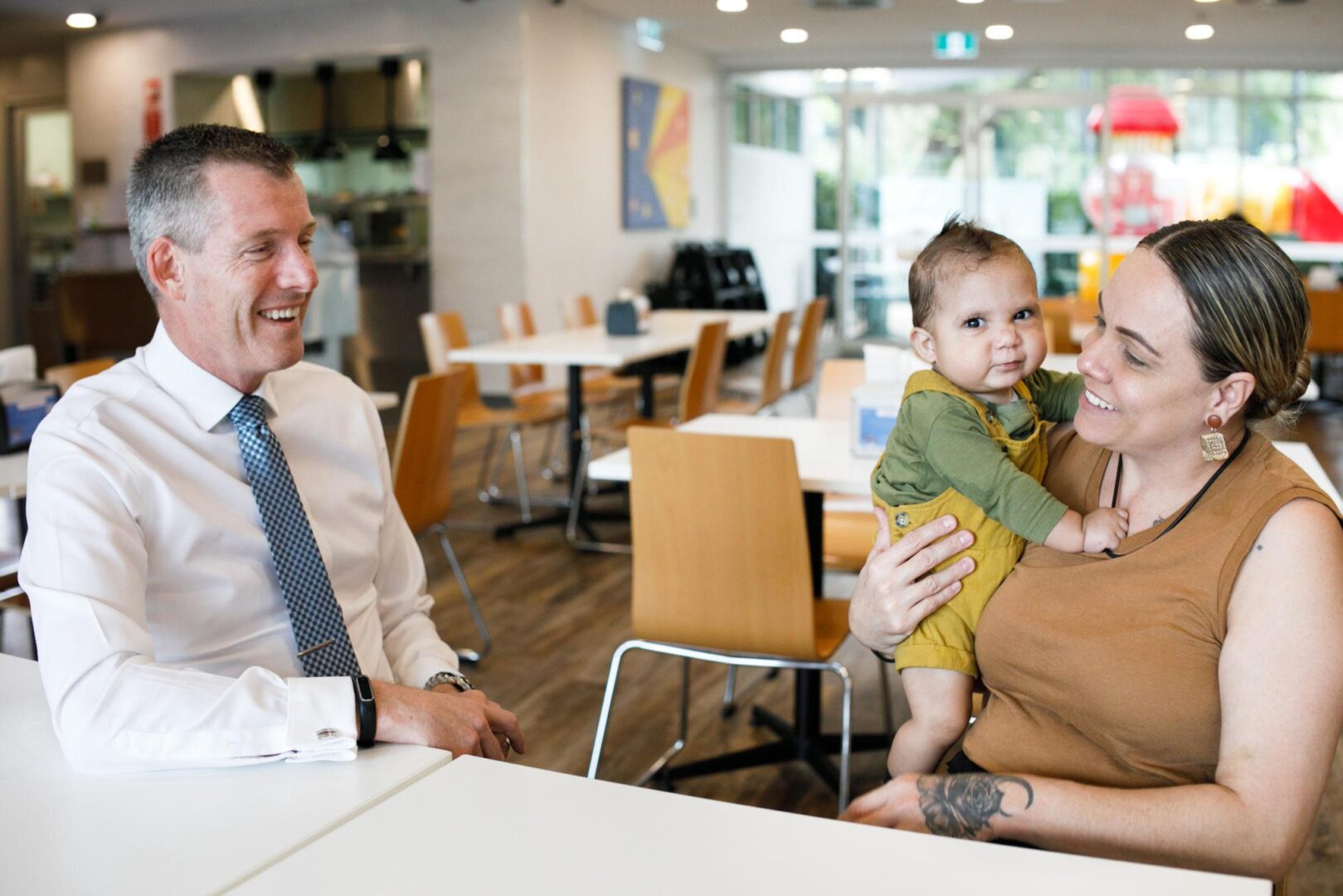 RMHC WA CEO with family