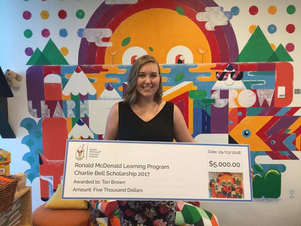 Photo of 2017 Charlie Bell Scholarship recipient