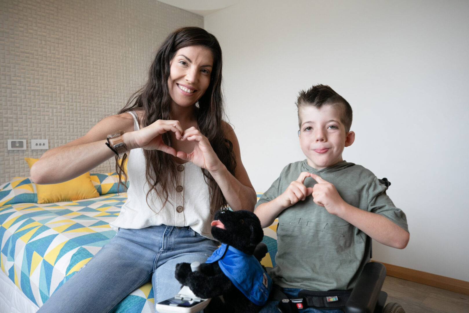 Tegan and Cobber at RMHC Nedlands