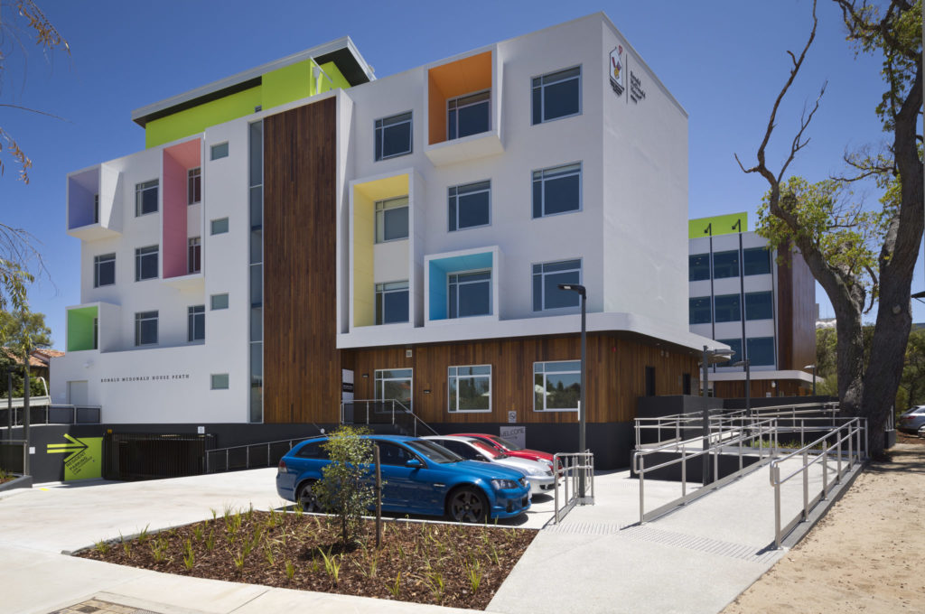 Exterior of Ronald McDonald House Nedlands